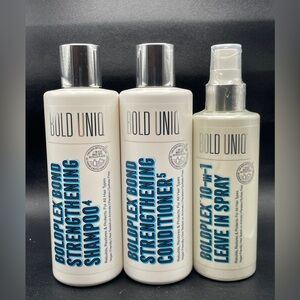 Bold Uniq BoldPlex Bond Shampoo, Conditioner, and Spray Full Size